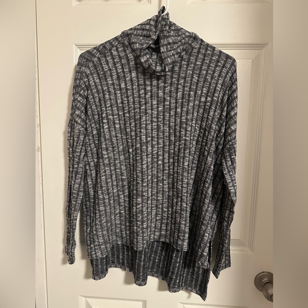 American Eagle Outfitters Gray Long Sleeve Turtle Neck Sweater